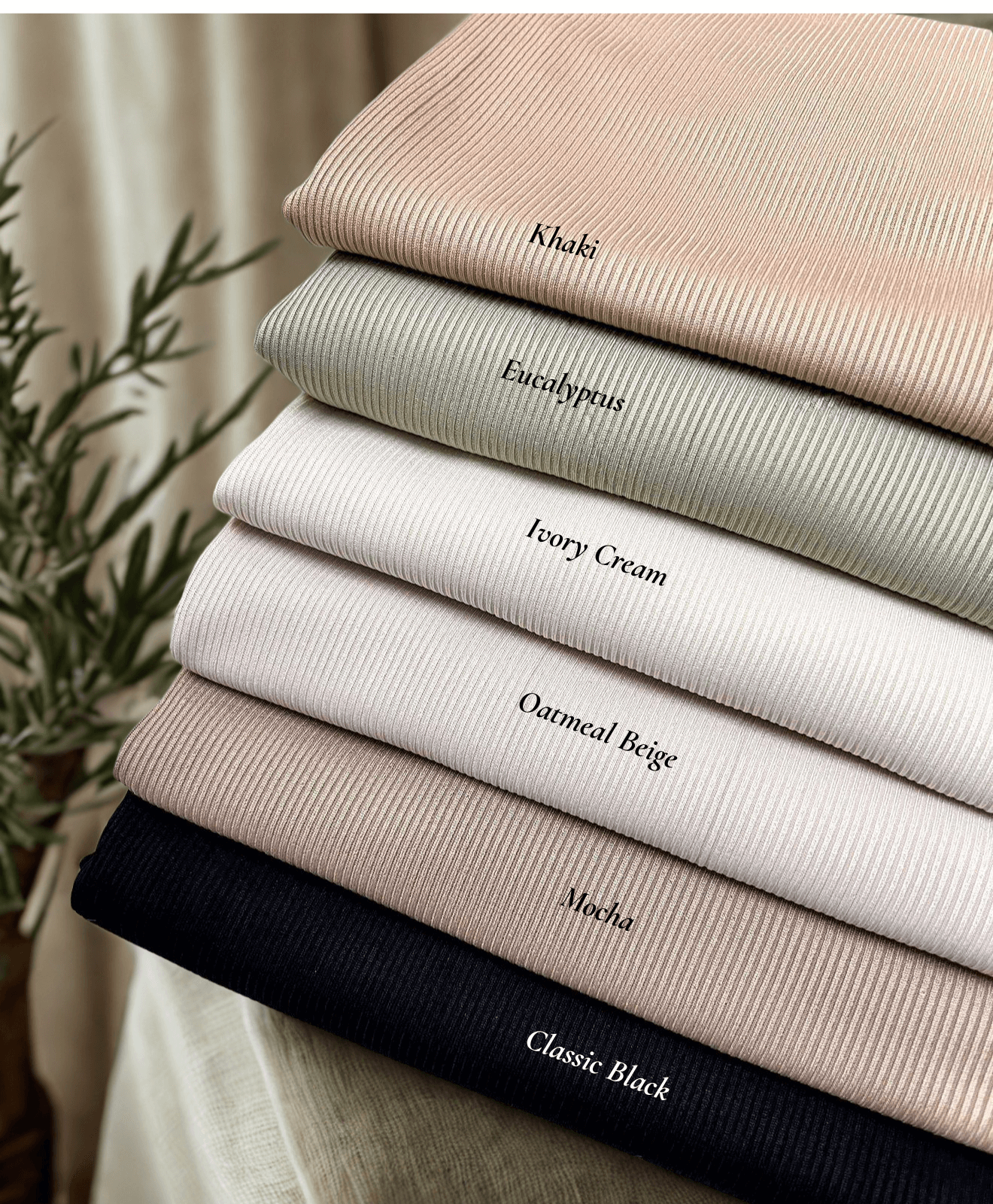 Textured Jersey Hijab — Mocha