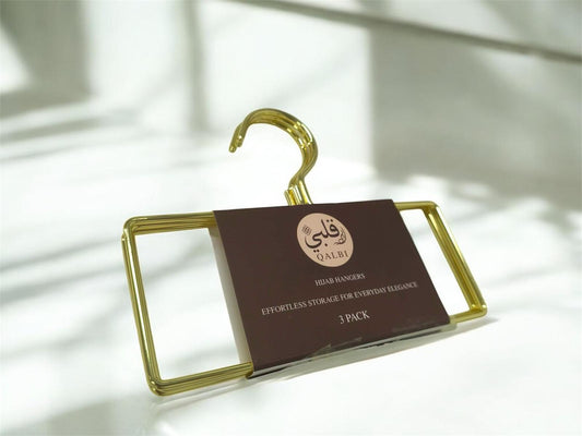 Rectangular Hijab Hangers - Gold