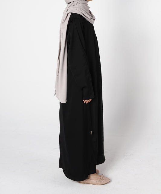 Kids Abaya - Lined Black