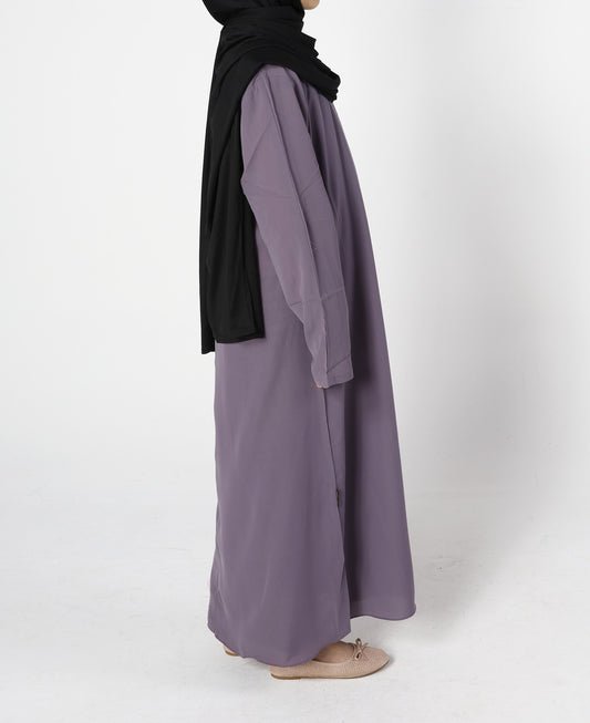 Kids Abaya - Purple