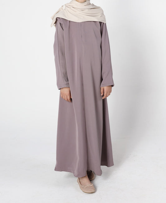 Kids Abaya - Lined Lilac
