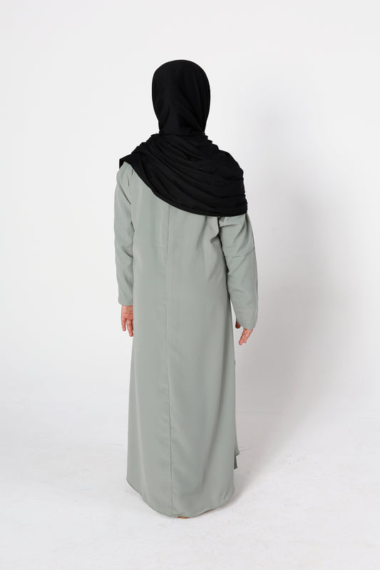 Kids Abaya - Sage