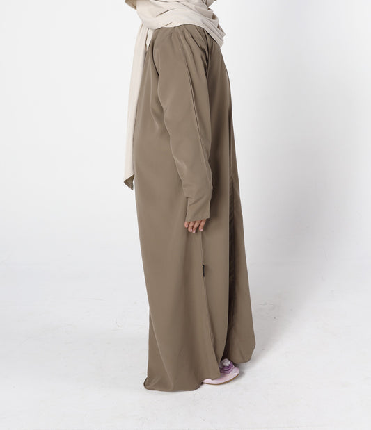 Kids Abaya - Taupe