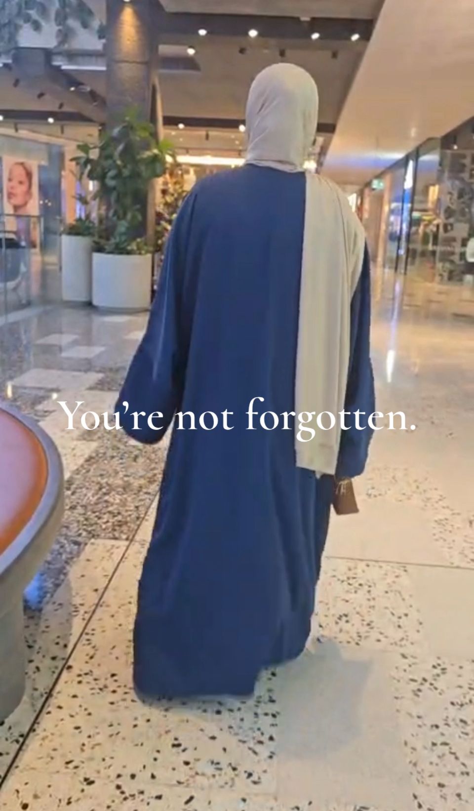 Reversible abaya in Midnight blue Qalbi Modest Wear