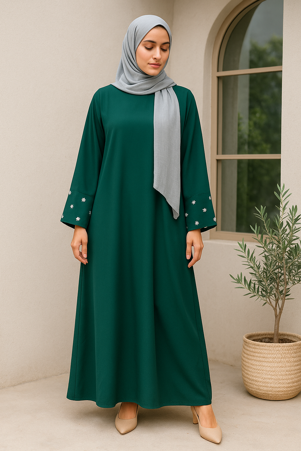 Emerald Zahra abaya – Qalbi modest fashion