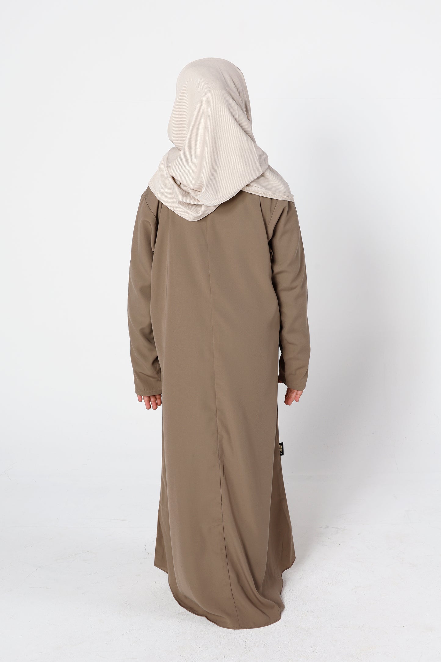 Kids Abaya - Taupe