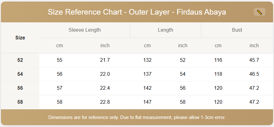 Firdaus Abaya - Emerald Gold