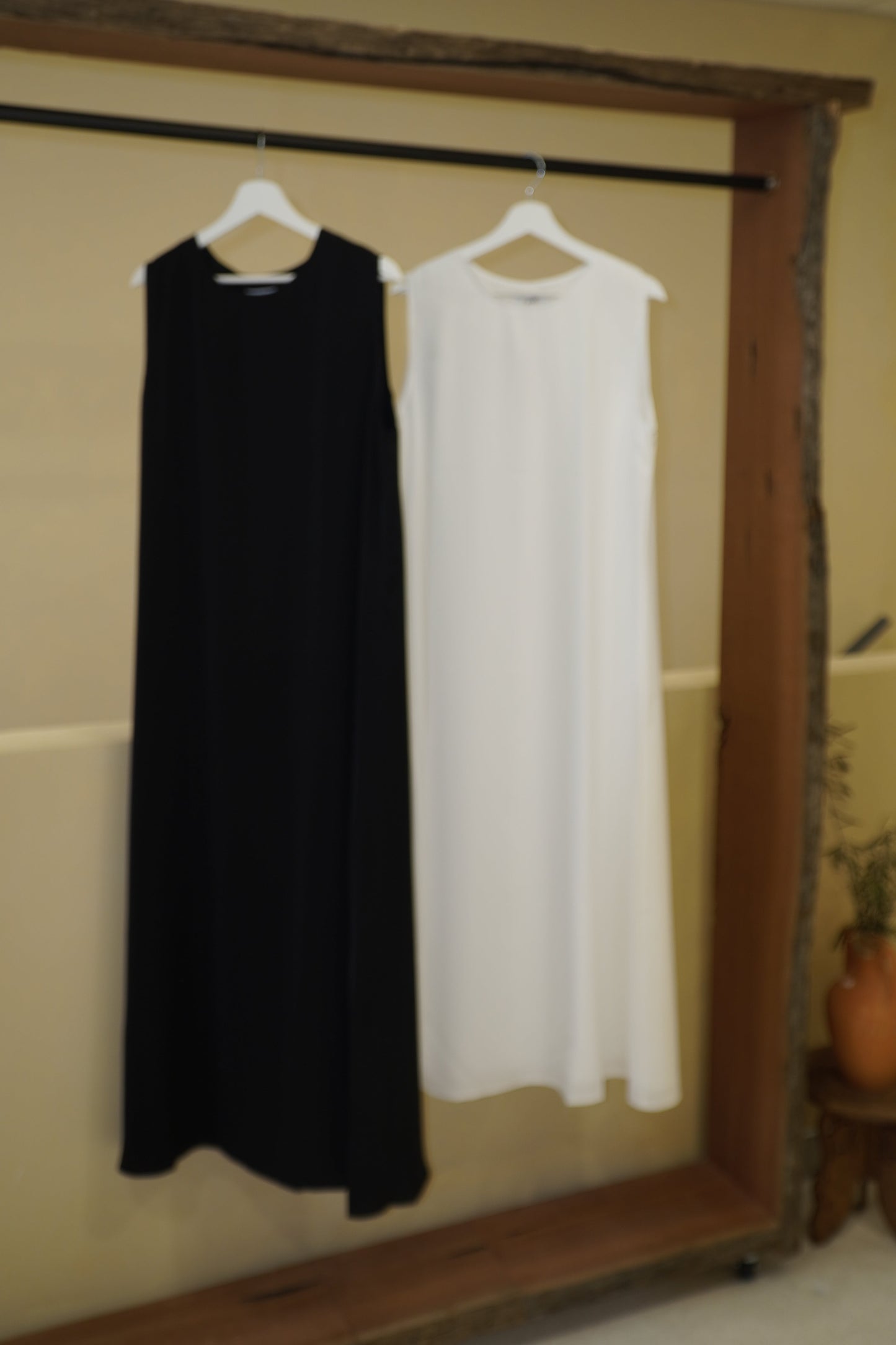 Under abaya inner dress in black